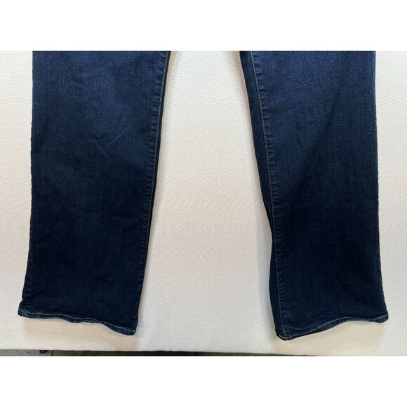 Eddie Bauer Women's Slightly Curvy Boot Cut Jeans Denim Size 18 Blue Medium Wash - Picture 7 of 11